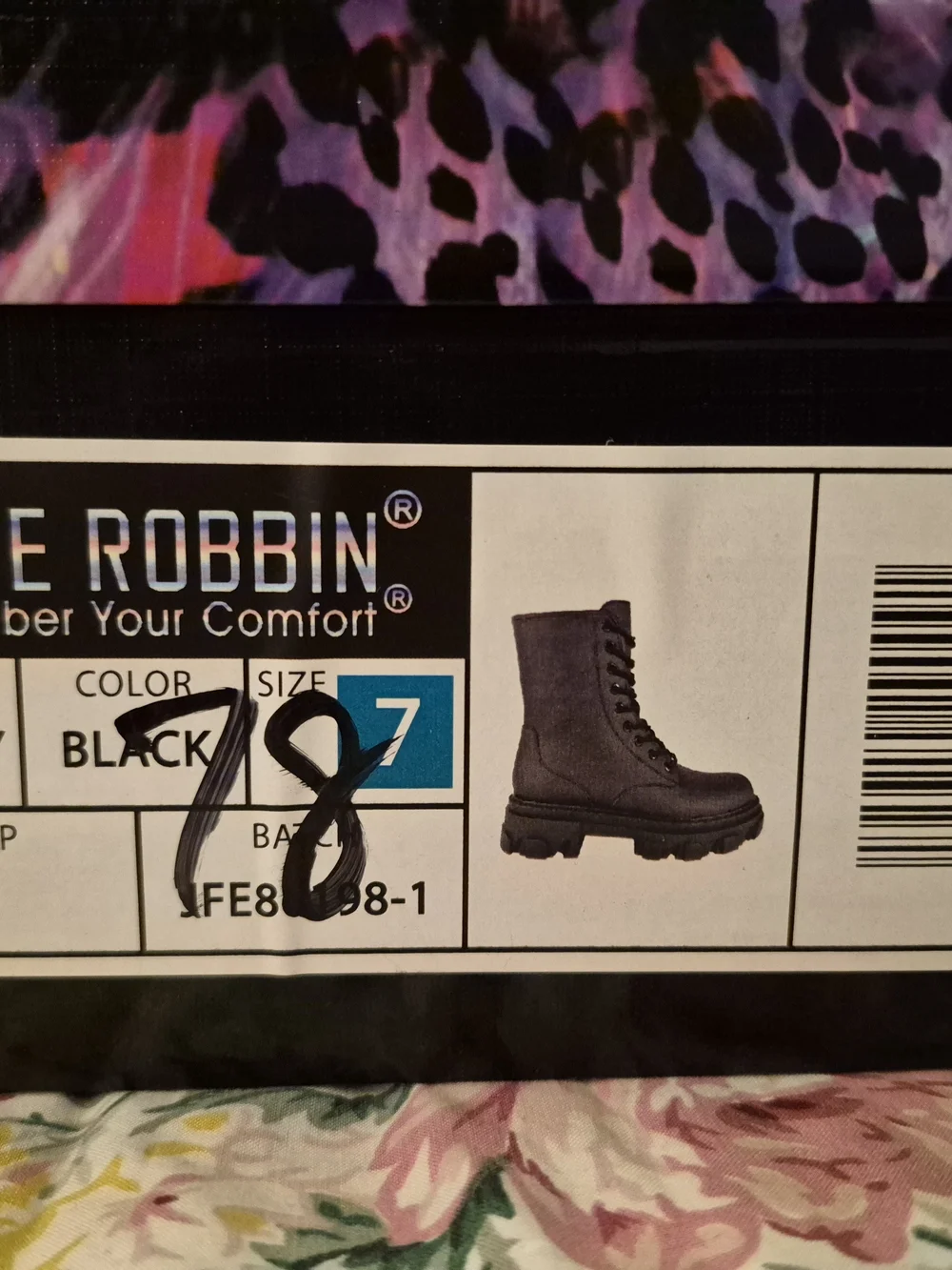 NWT Cape Robbin Chrisley Black Chunky Combat Boots | Platform Lug Sole | Size 7 - Picture 6 of 6